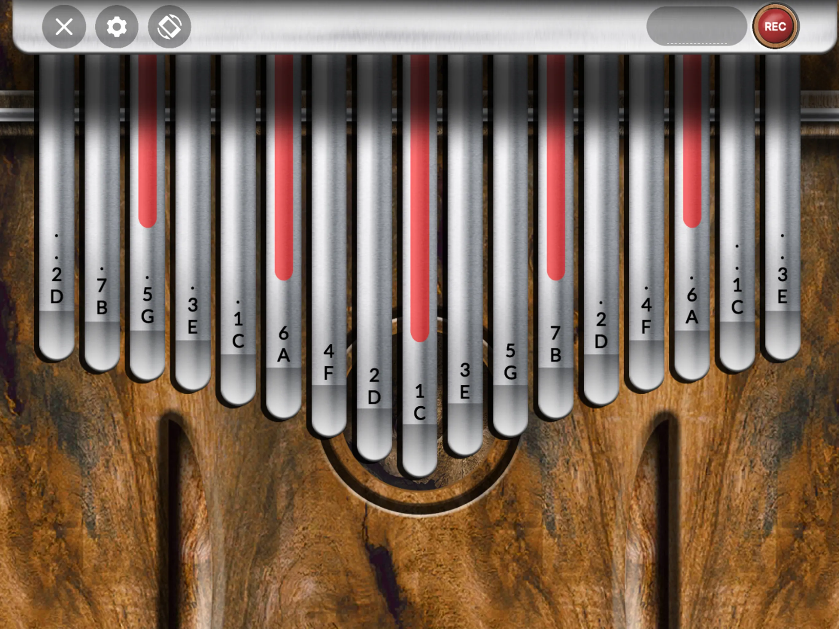 Real Kalimba | Indus Appstore | Screenshot