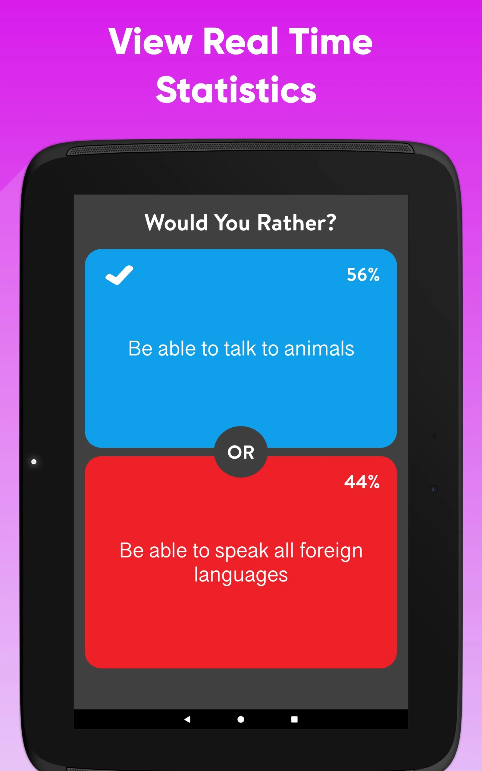 Would You Rather Choose? | Indus Appstore | Screenshot