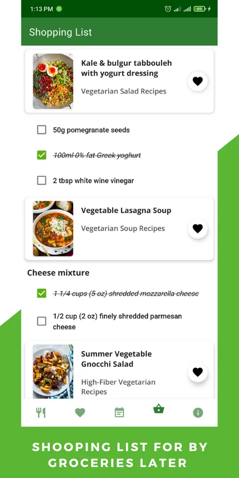 Healthy Vegetarian Recipes | Indus Appstore | Screenshot