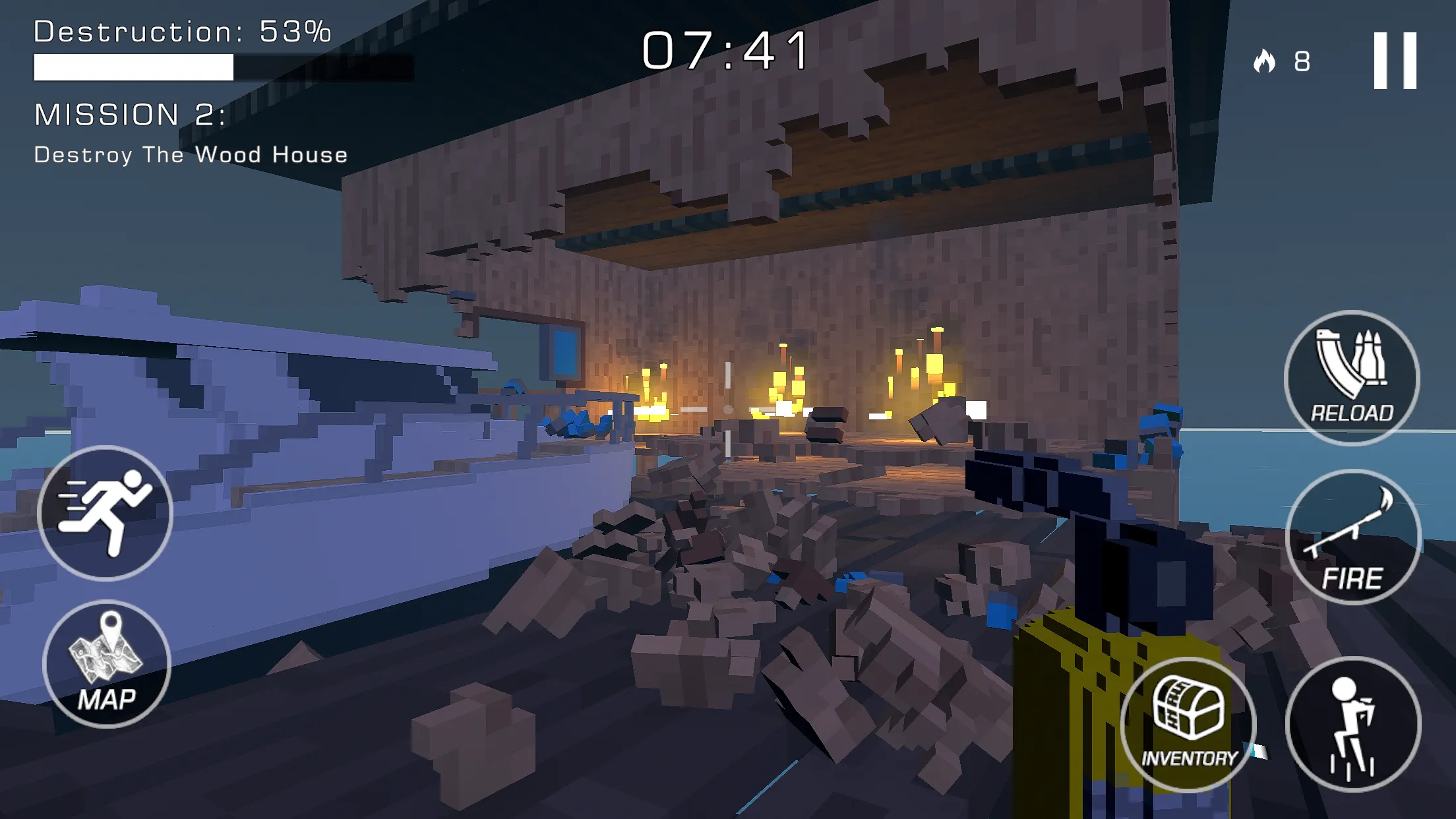 Pixel Destruction Simulator 3D | Indus Appstore | Screenshot