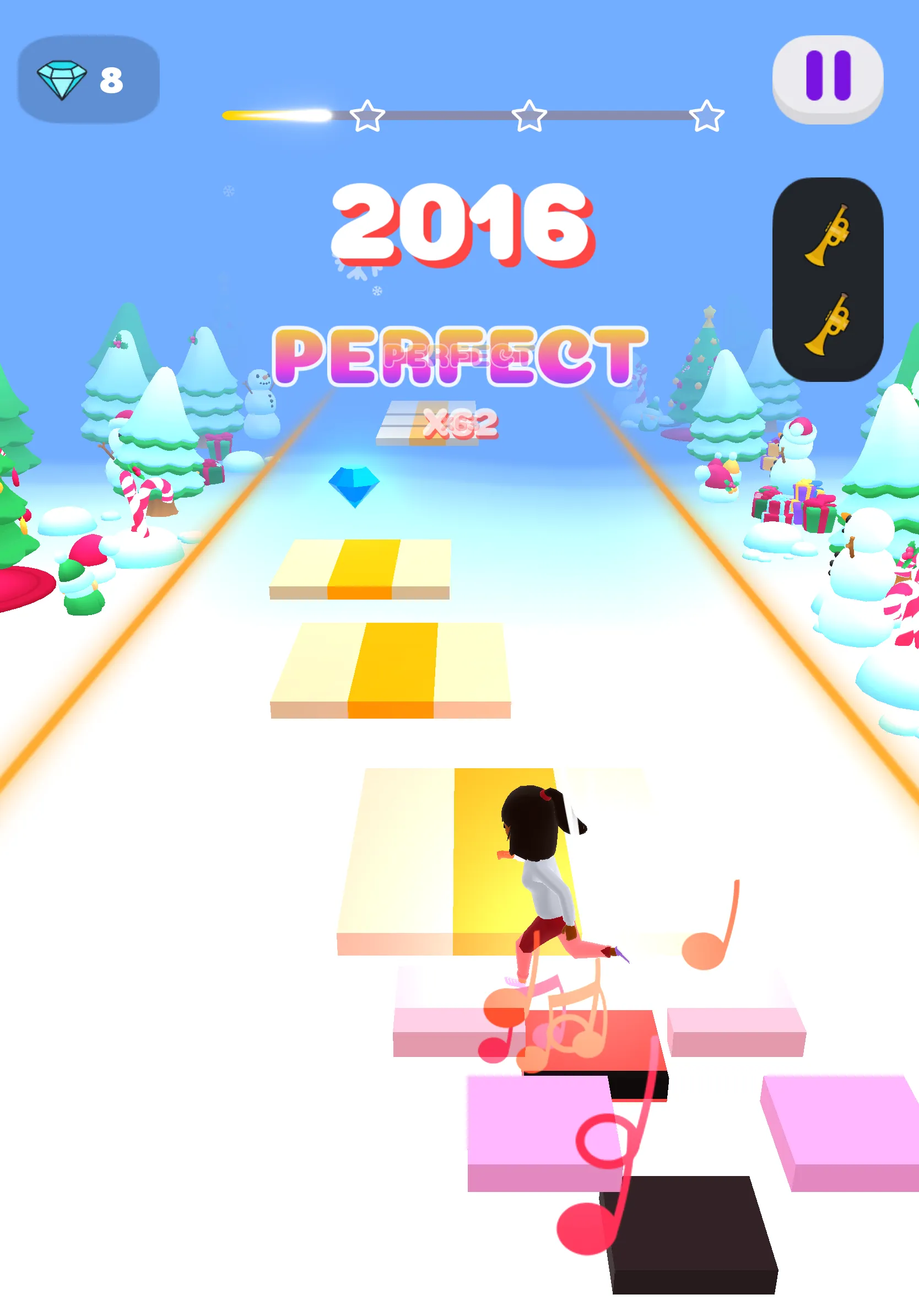 Melody Run - Cute Popcat Music | Indus Appstore | Screenshot