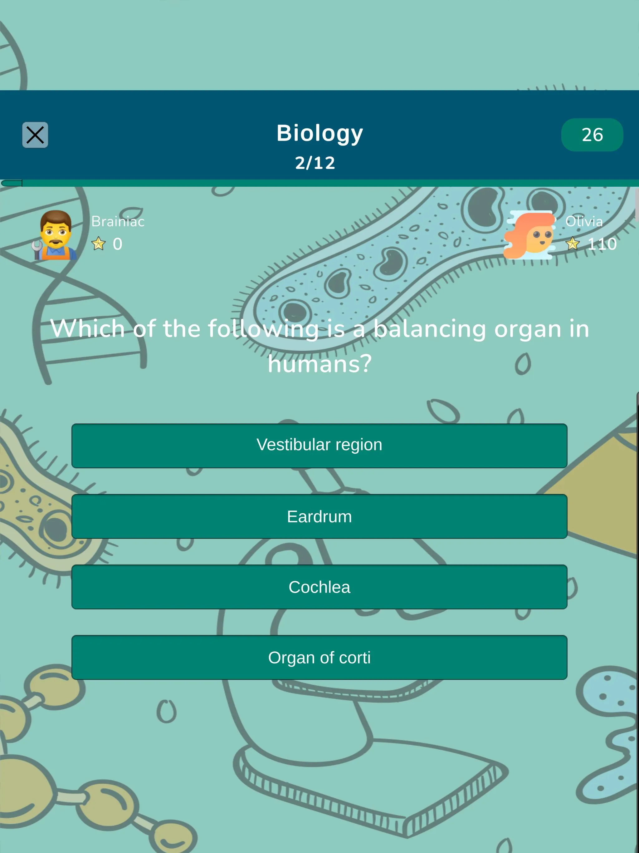 Biology Test Quiz | Indus Appstore | Screenshot