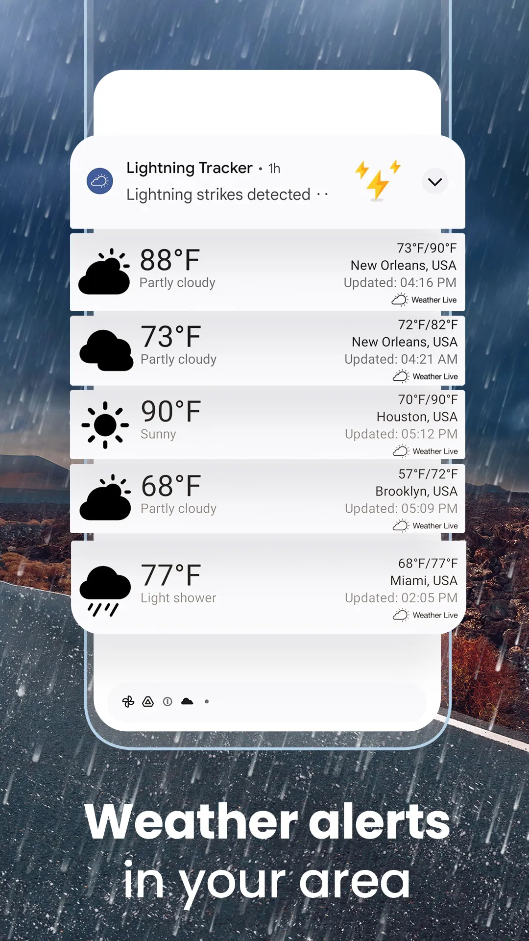 Weather Live° | Indus Appstore | Screenshot