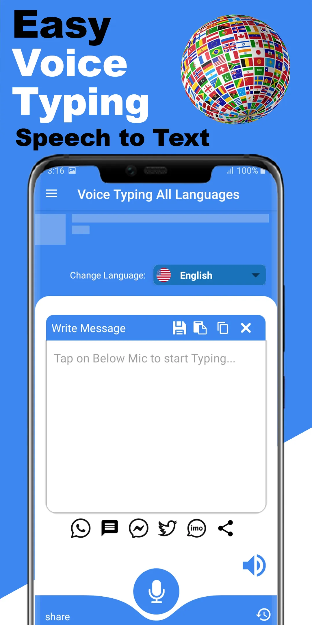 All Langauges Voice Typing | Indus Appstore | Screenshot