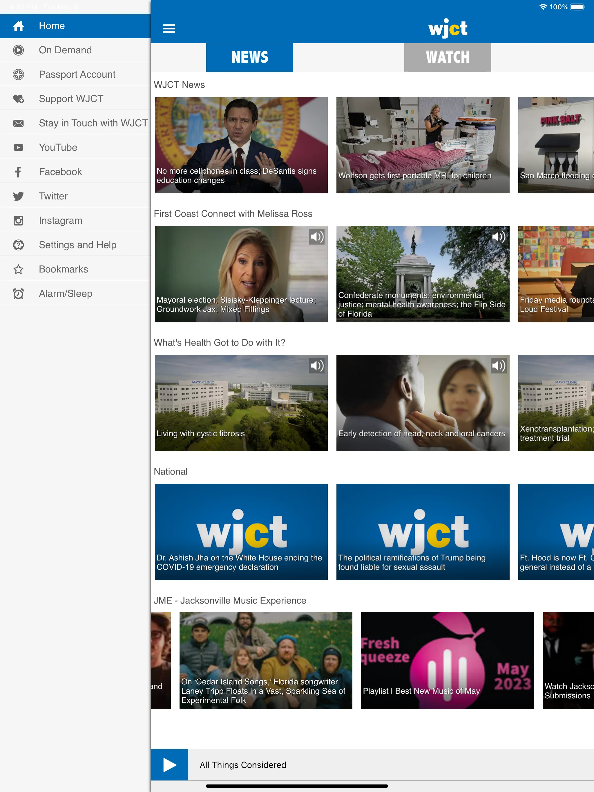 WJCT Public Media | Indus Appstore | Screenshot