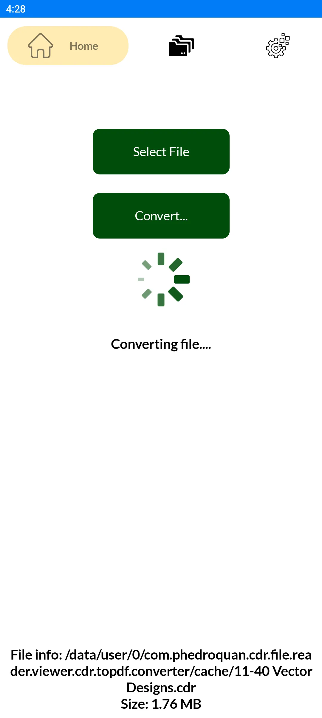 CDR File Opener & Converter | Indus Appstore | Screenshot