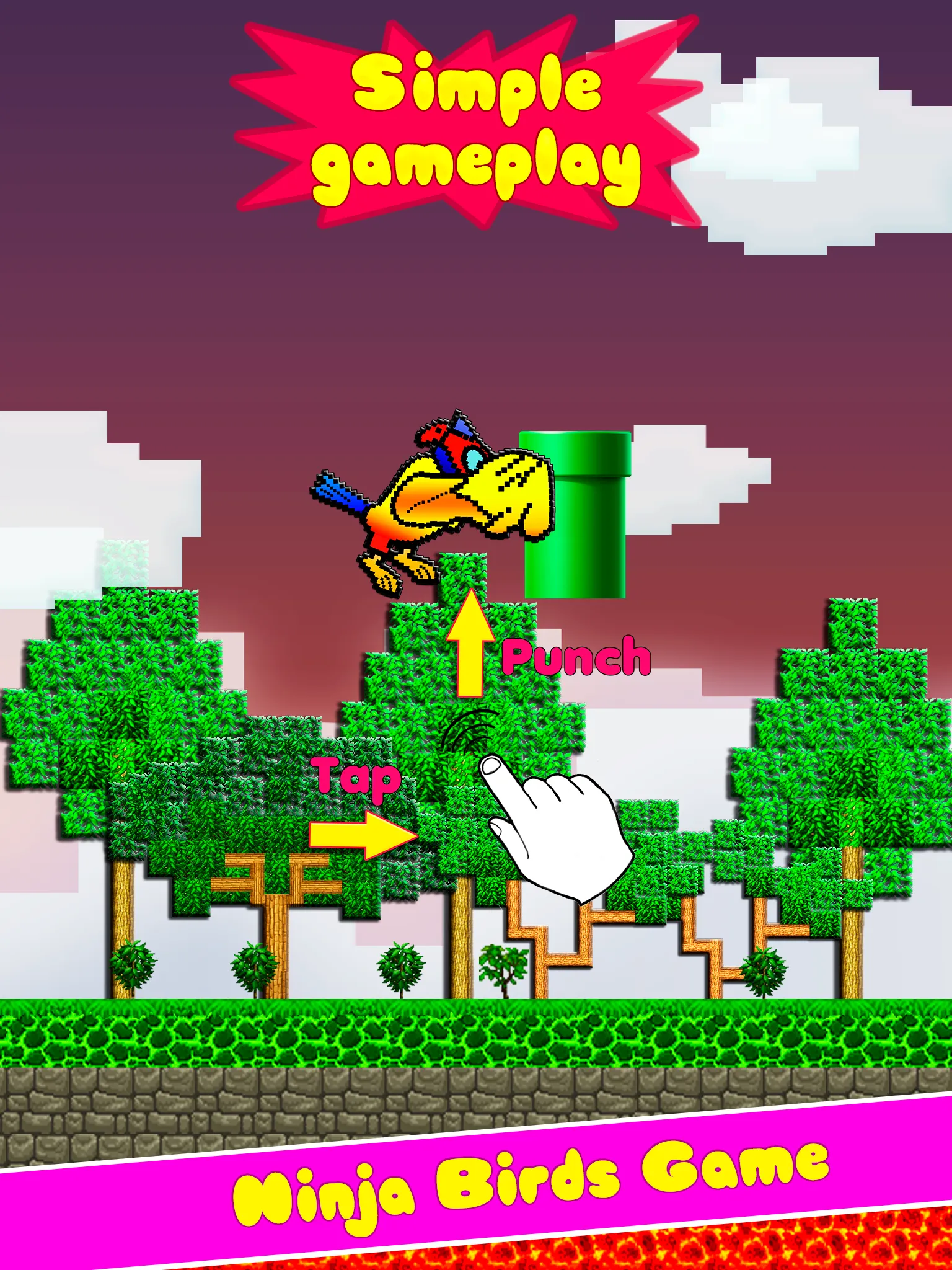 Ninja Birds: Ninja Games | Indus Appstore | Screenshot