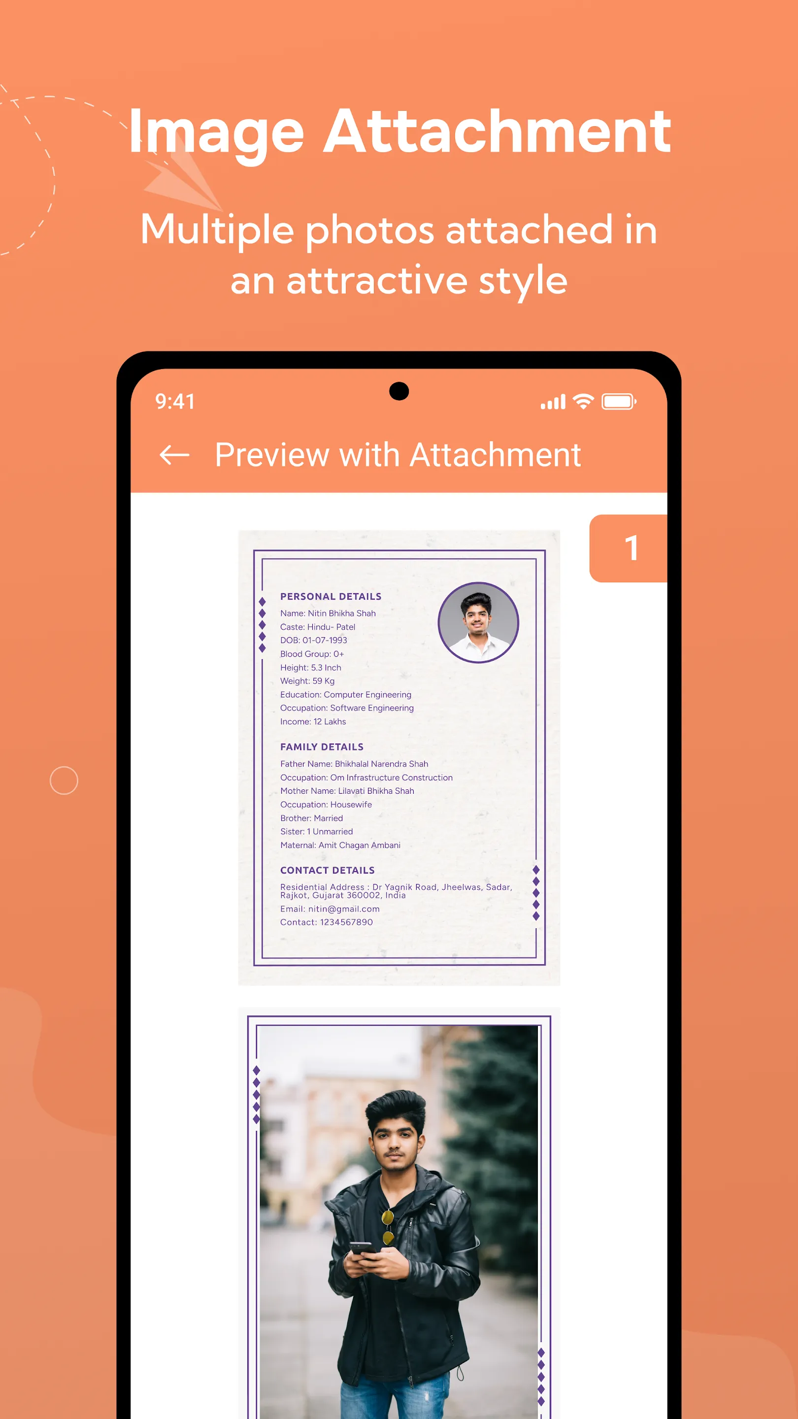 Marriage Bio Data Maker | Indus Appstore | Screenshot