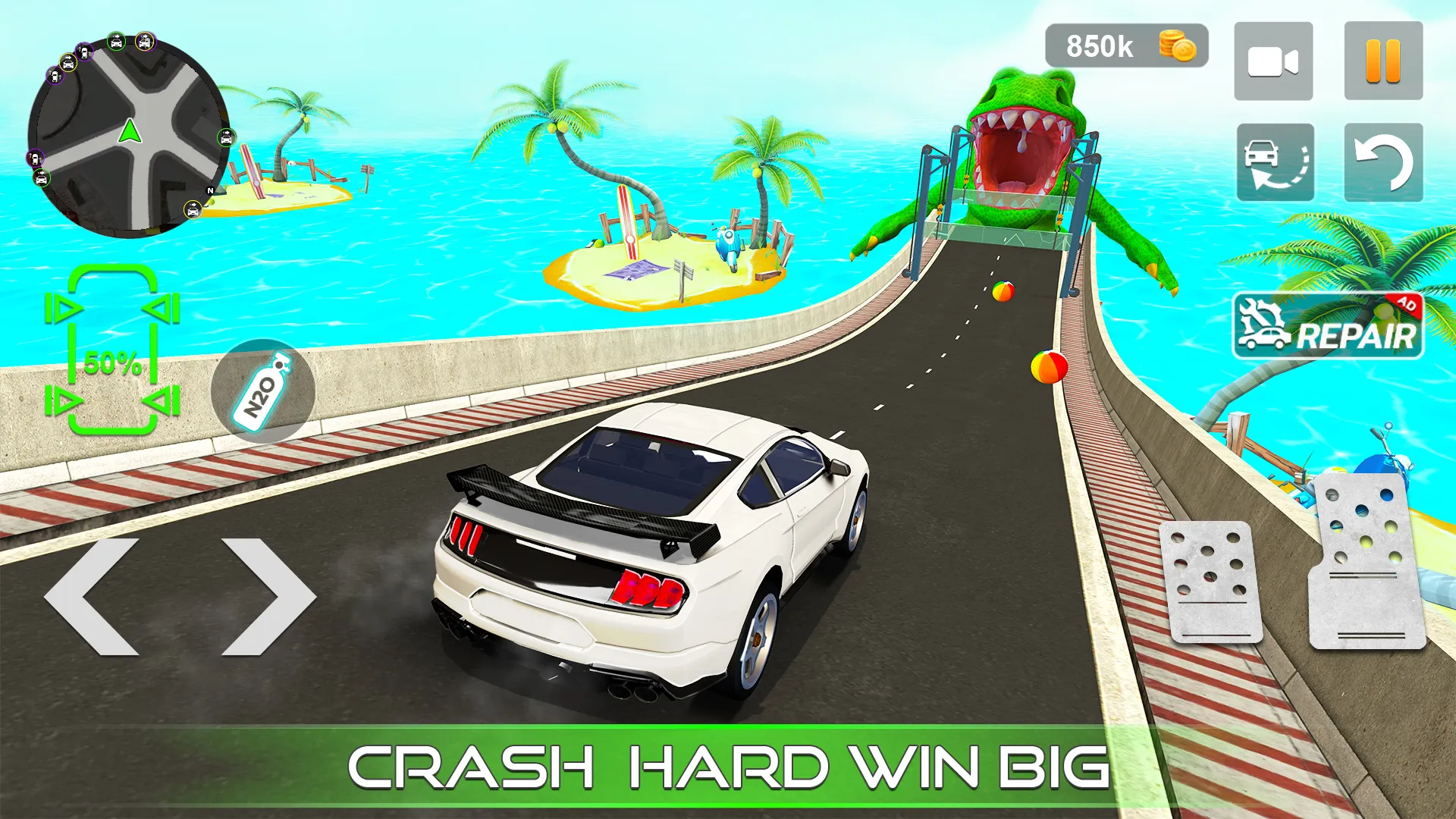 Car Crash Games Mega Car Games | Indus Appstore | Screenshot