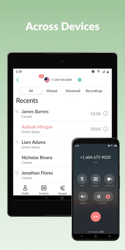 Number2Go: Second Phone Number | Indus Appstore | Screenshot