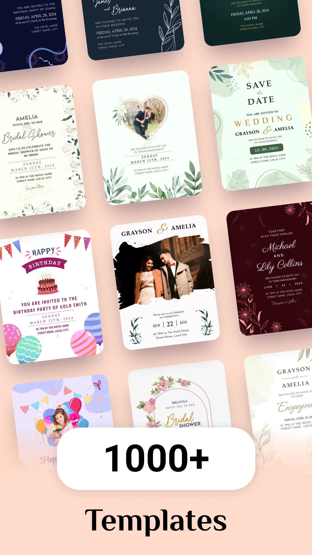 Invitation Maker : Card Design | Indus Appstore | Screenshot