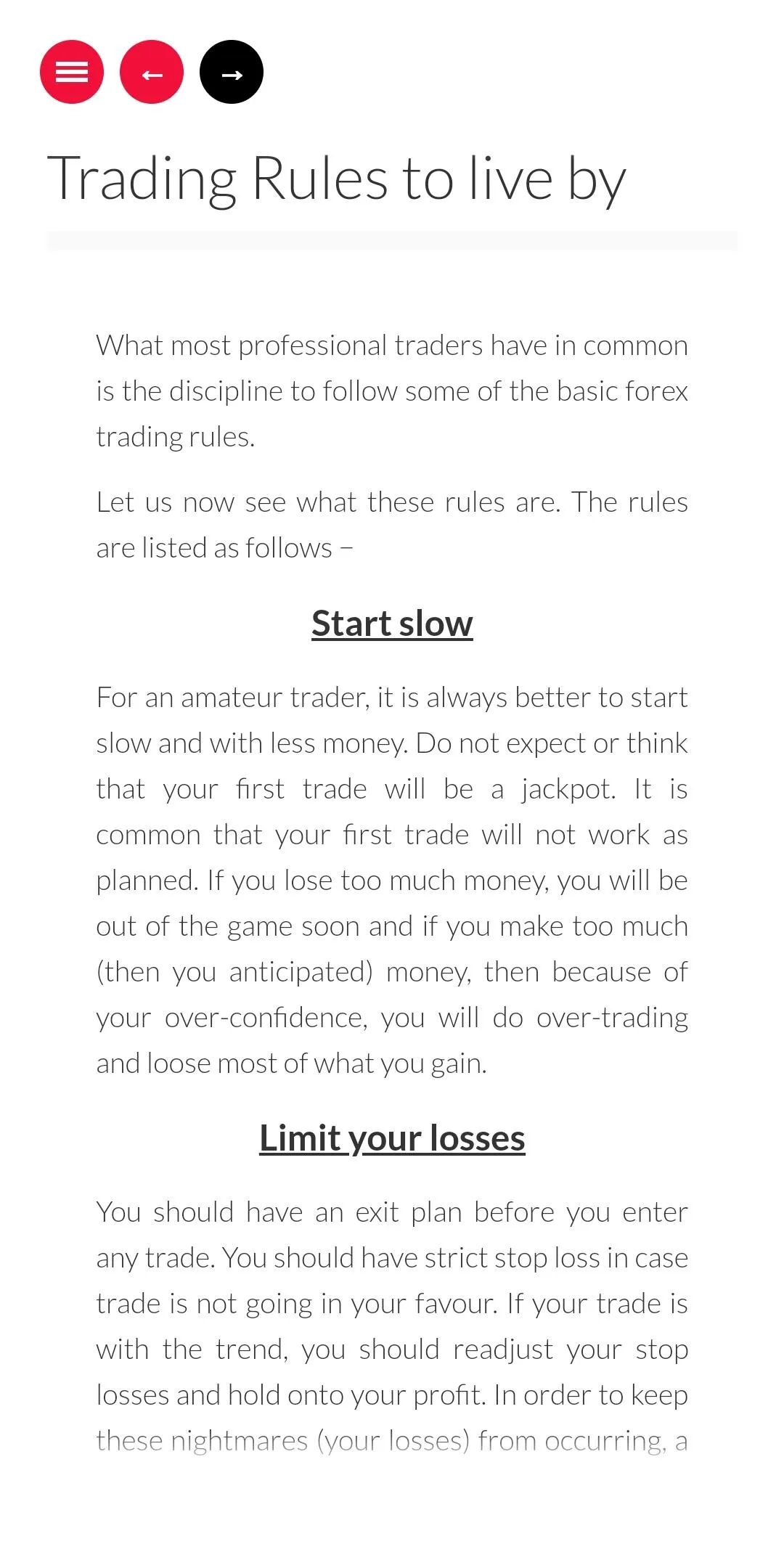 Learn Forex Trading | Indus Appstore | Screenshot