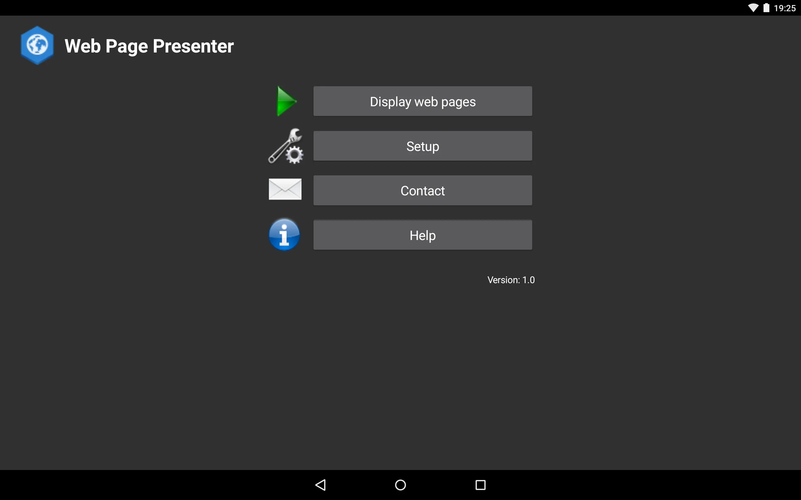 Web Page Presenter Demo | Indus Appstore | Screenshot