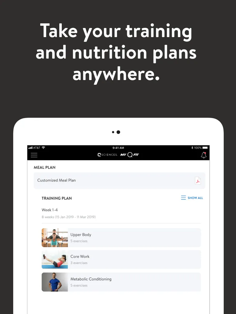 MyQFIT | Indus Appstore | Screenshot