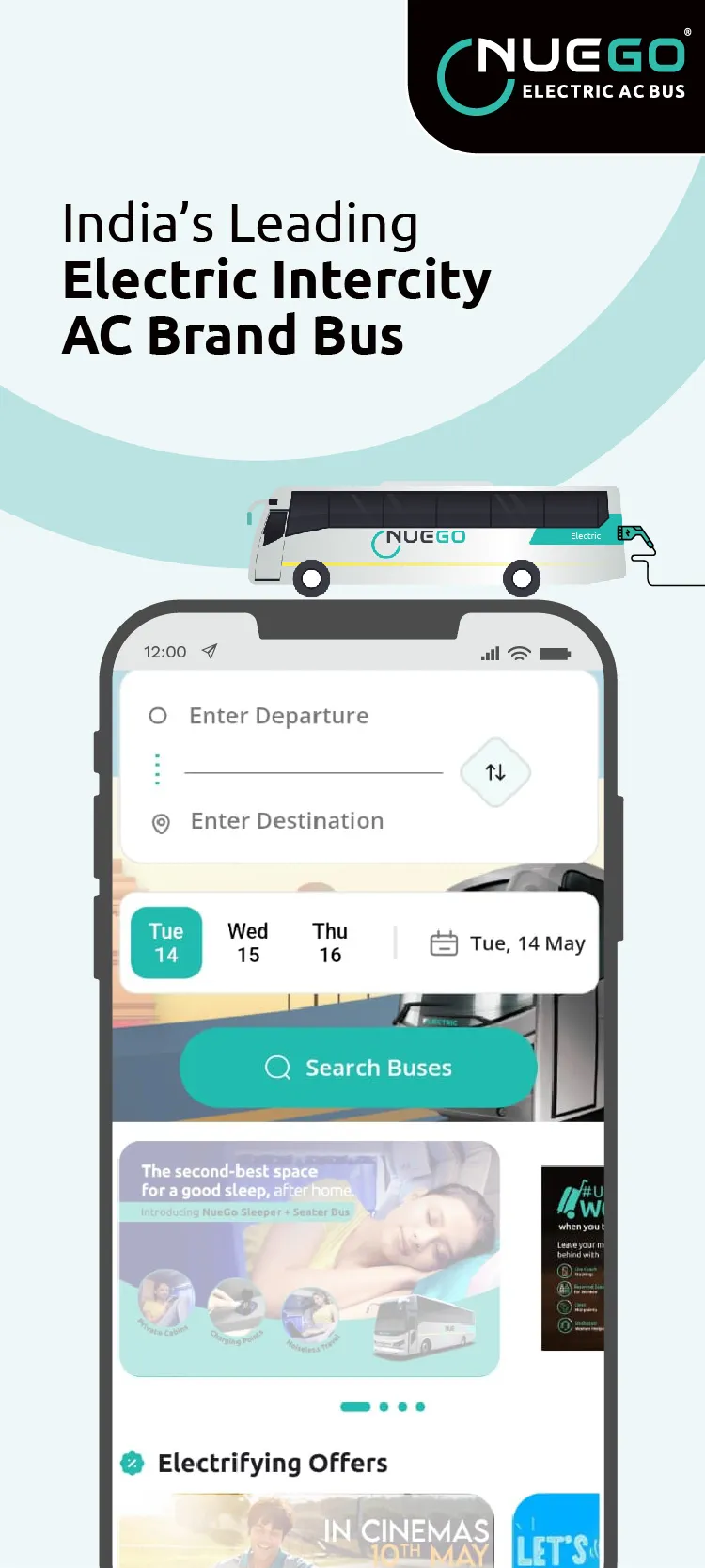 NueGo Bus Ticket Booking App | Indus Appstore | Screenshot