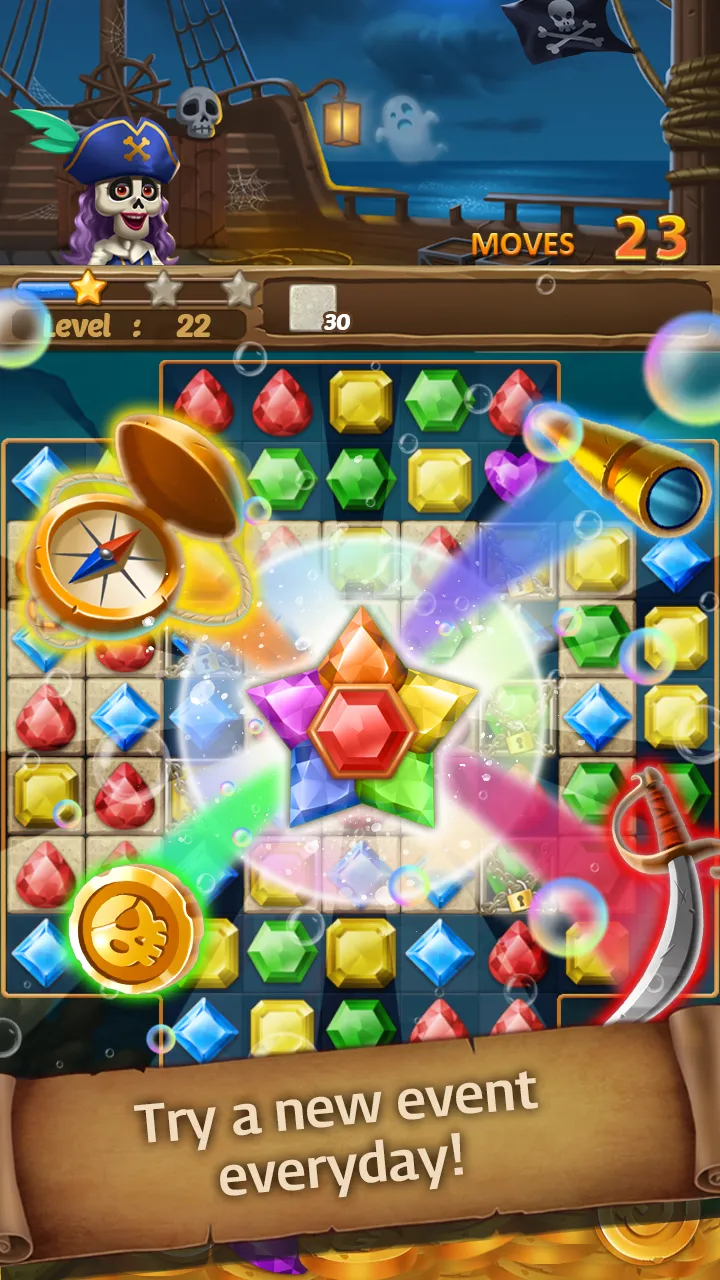 Jewels Ghost Ship: jewel games | Indus Appstore | Screenshot