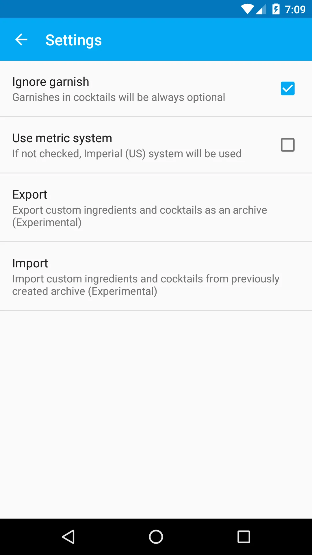 My Cocktail Bar | Indus Appstore | Screenshot