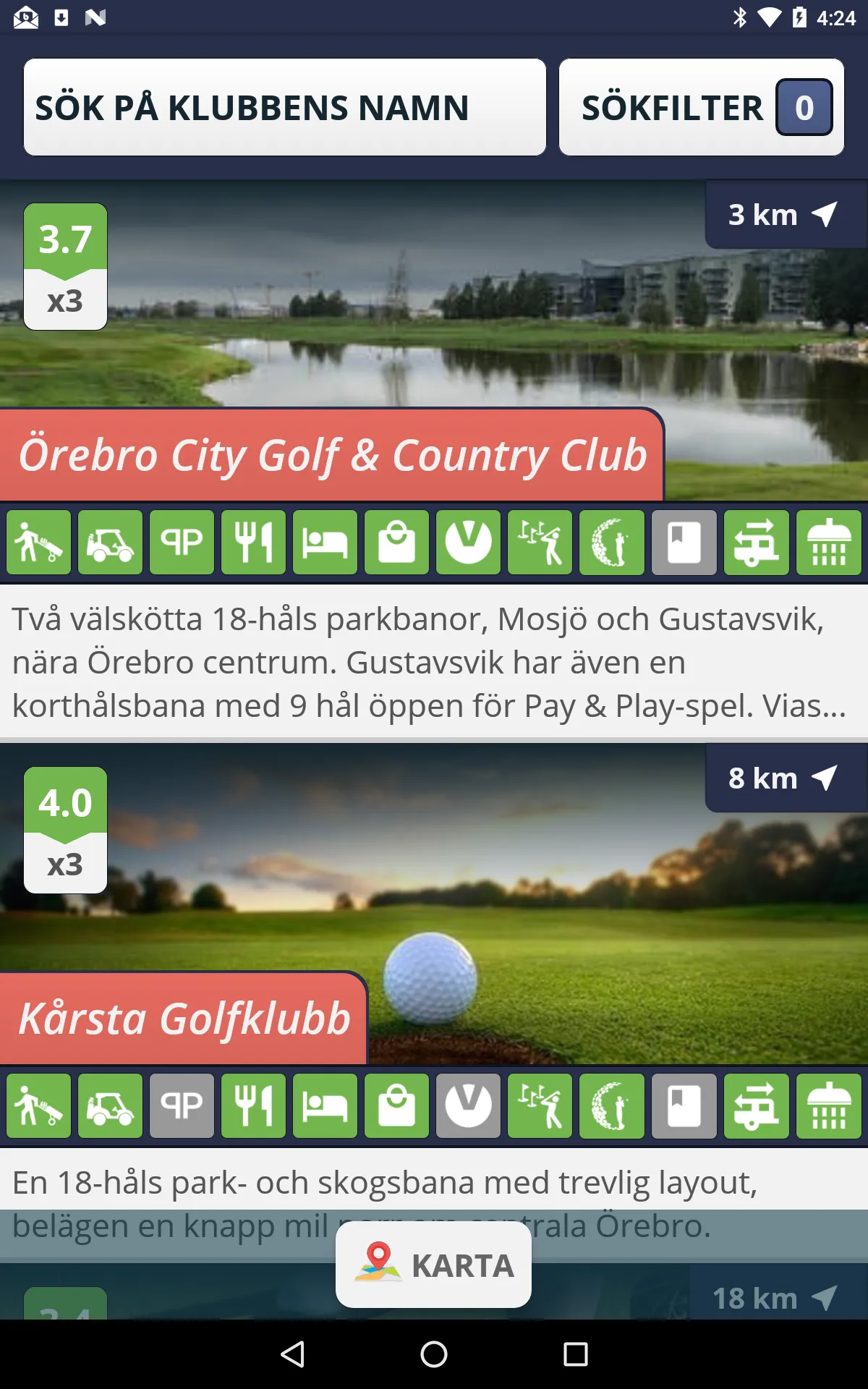 Golf i Sverige | Indus Appstore | Screenshot