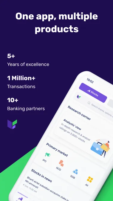 Fisdom: Stocks, IPOs & MFs | Indus Appstore | Screenshot