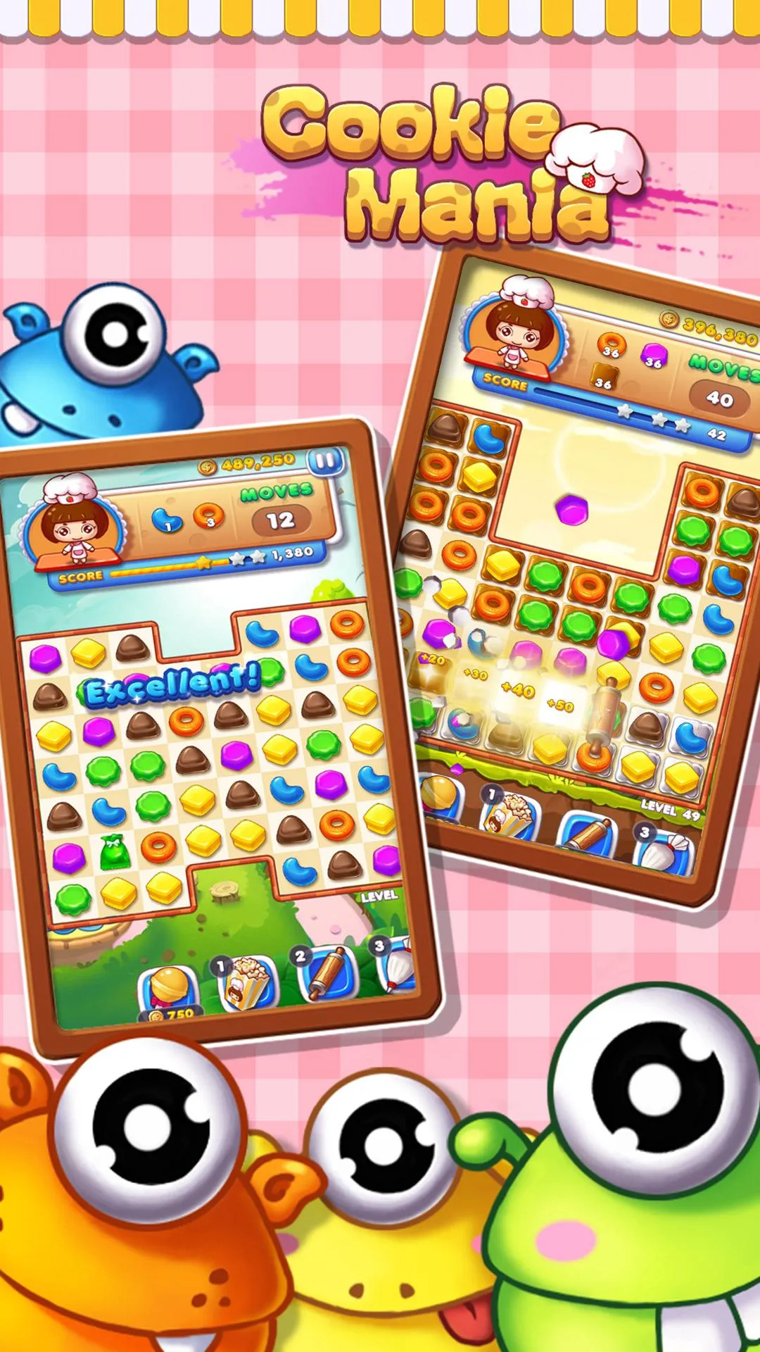 Cookie Mania - Match-3 Sweet G | Indus Appstore | Screenshot