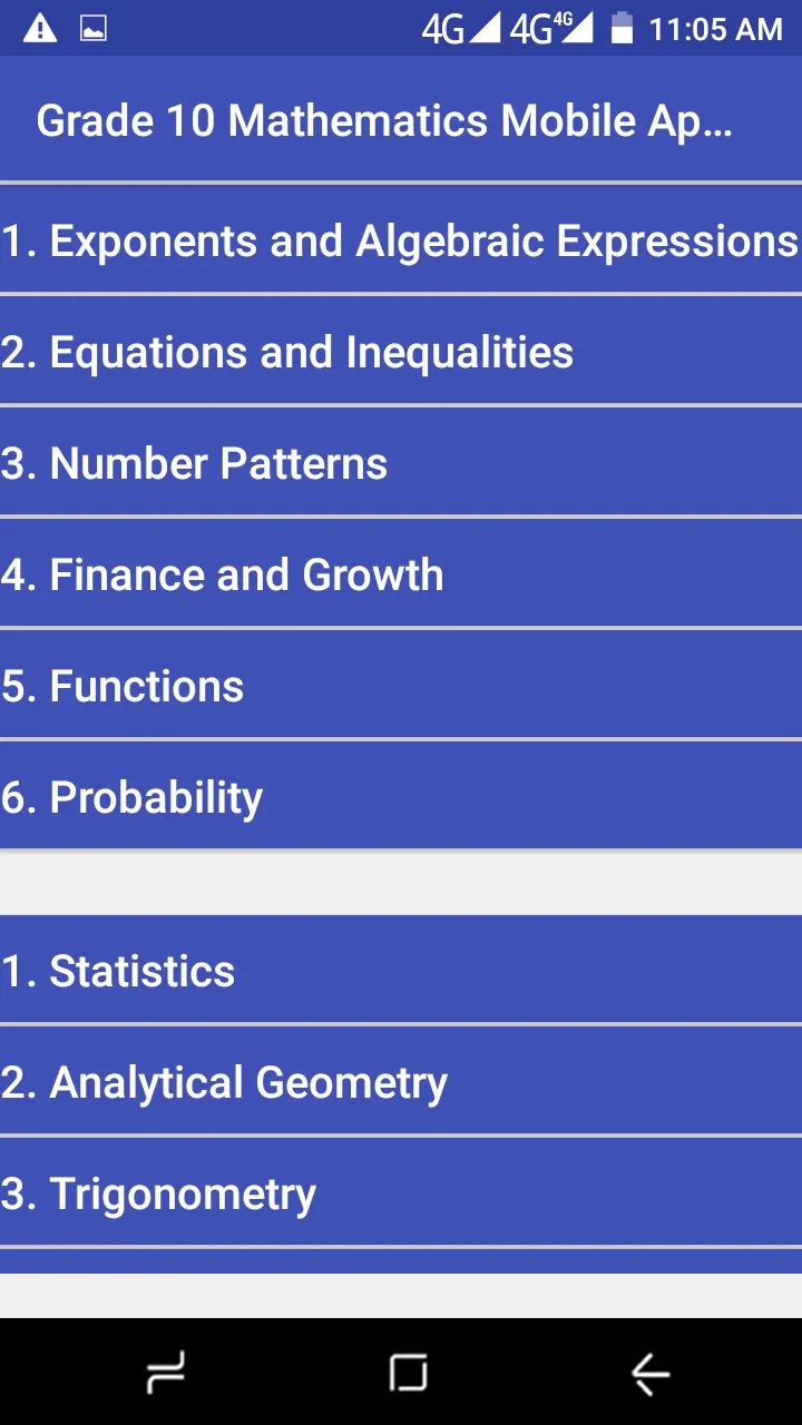 Grade 10 Mathematics | Indus Appstore | Screenshot