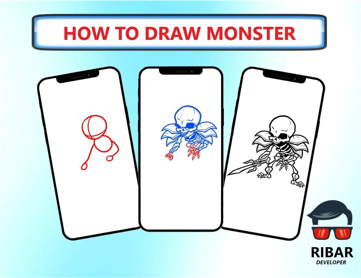 How To Draw Monster | Indus Appstore | Screenshot