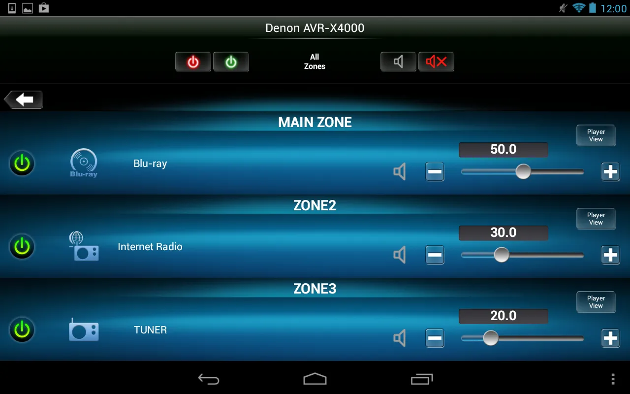 Denon Remote App | Indus Appstore | Screenshot