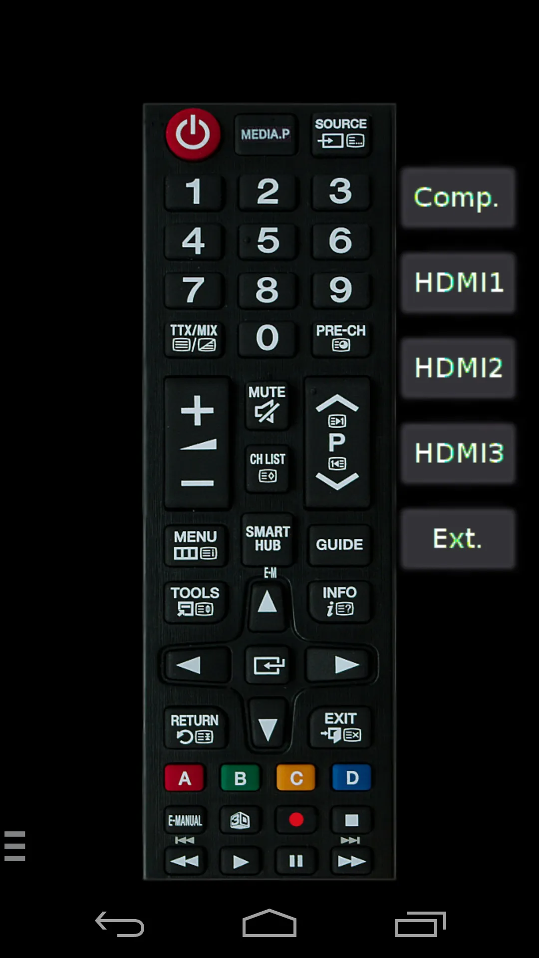 TV (Samsung) Remote Control | Indus Appstore | Screenshot