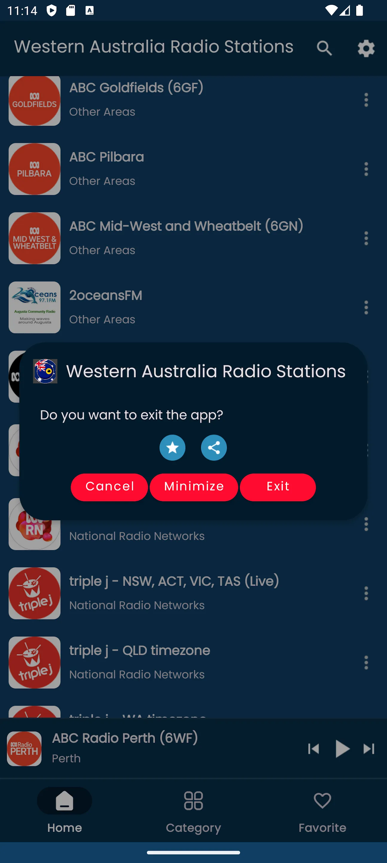 Radios from Western Australia | Indus Appstore | Screenshot