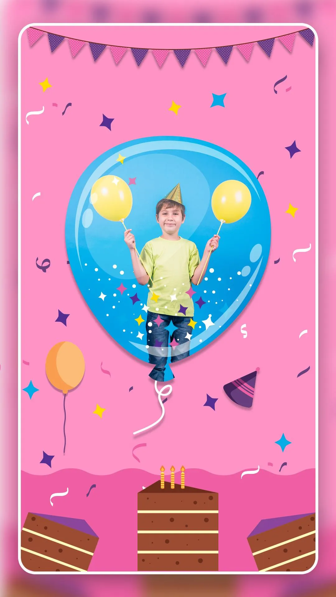 Birthday Photo Frame 2023 | Indus Appstore | Screenshot