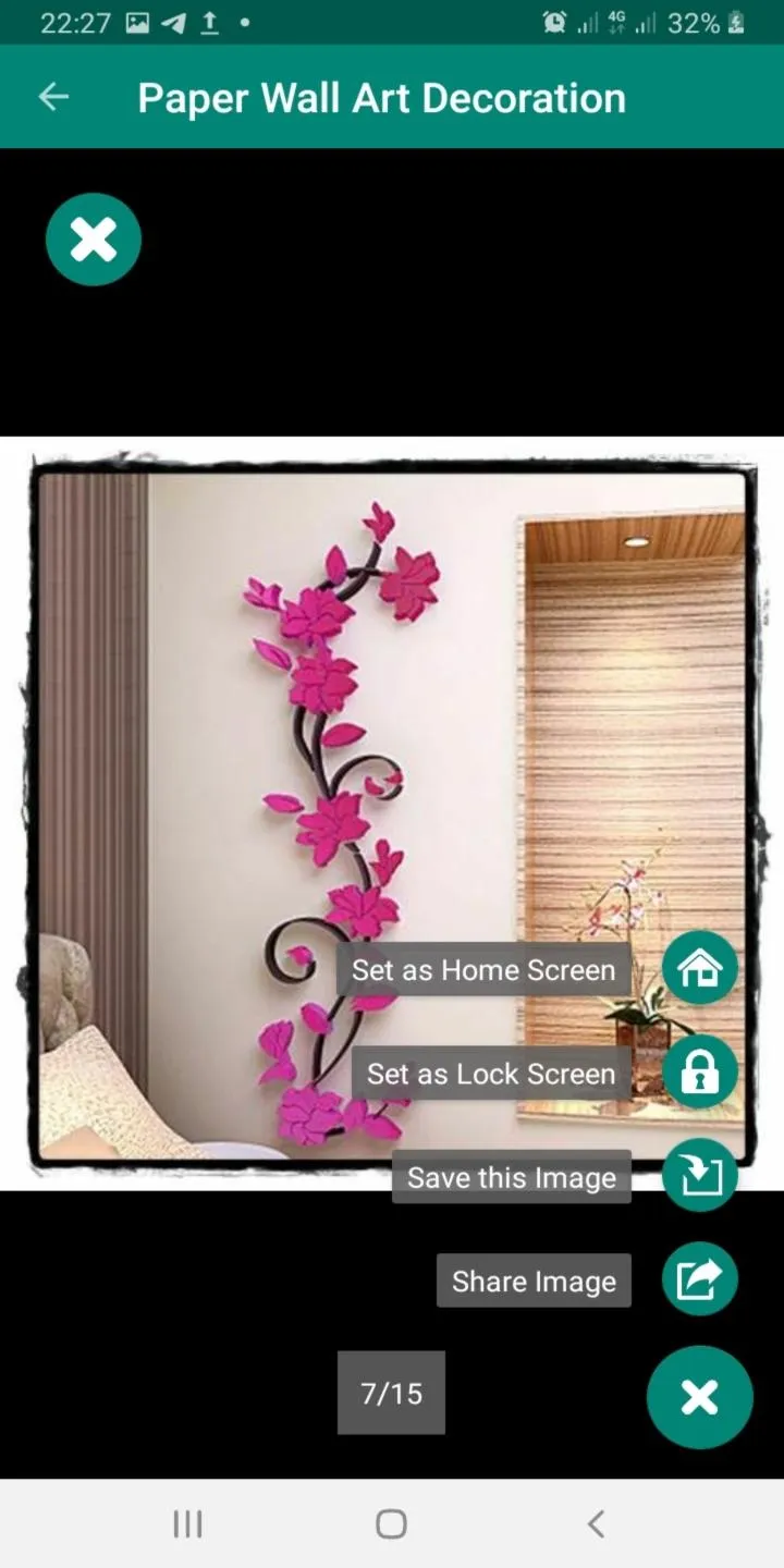 Paper Wall Art Decoration Idea | Indus Appstore | Screenshot