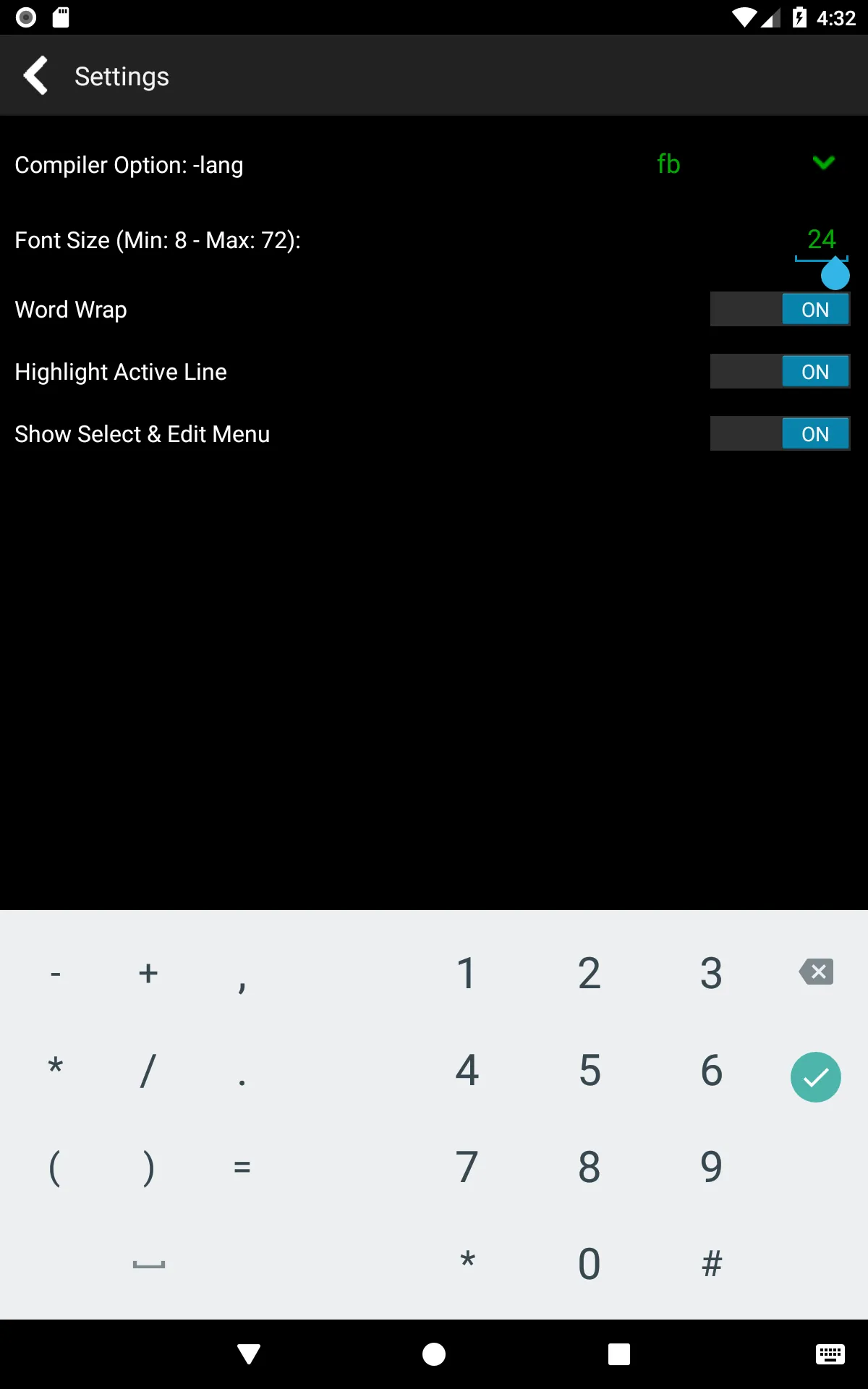 BASIC Programming Compiler | Indus Appstore | Screenshot