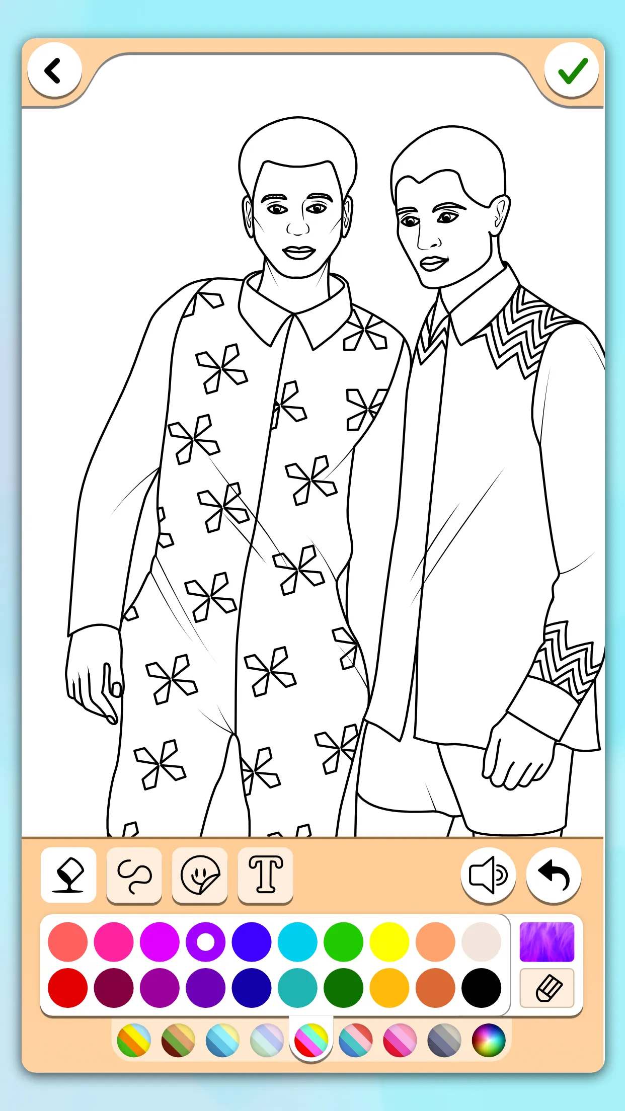 Fashion Coloring Pages | Indus Appstore | Screenshot