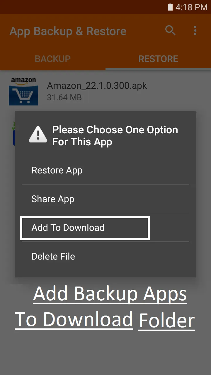 Backup & Restore App | Indus Appstore | Screenshot