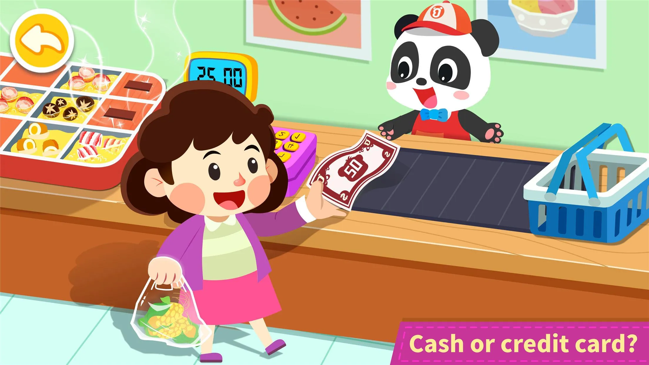 Baby Panda's Town: Supermarket | Indus Appstore | Screenshot