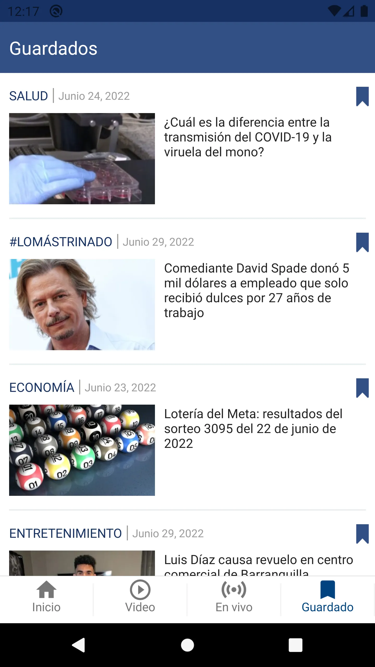 Noticias Caracol | Indus Appstore | Screenshot