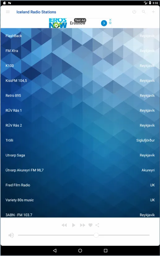 Iceland Radio Stations | Indus Appstore | Screenshot