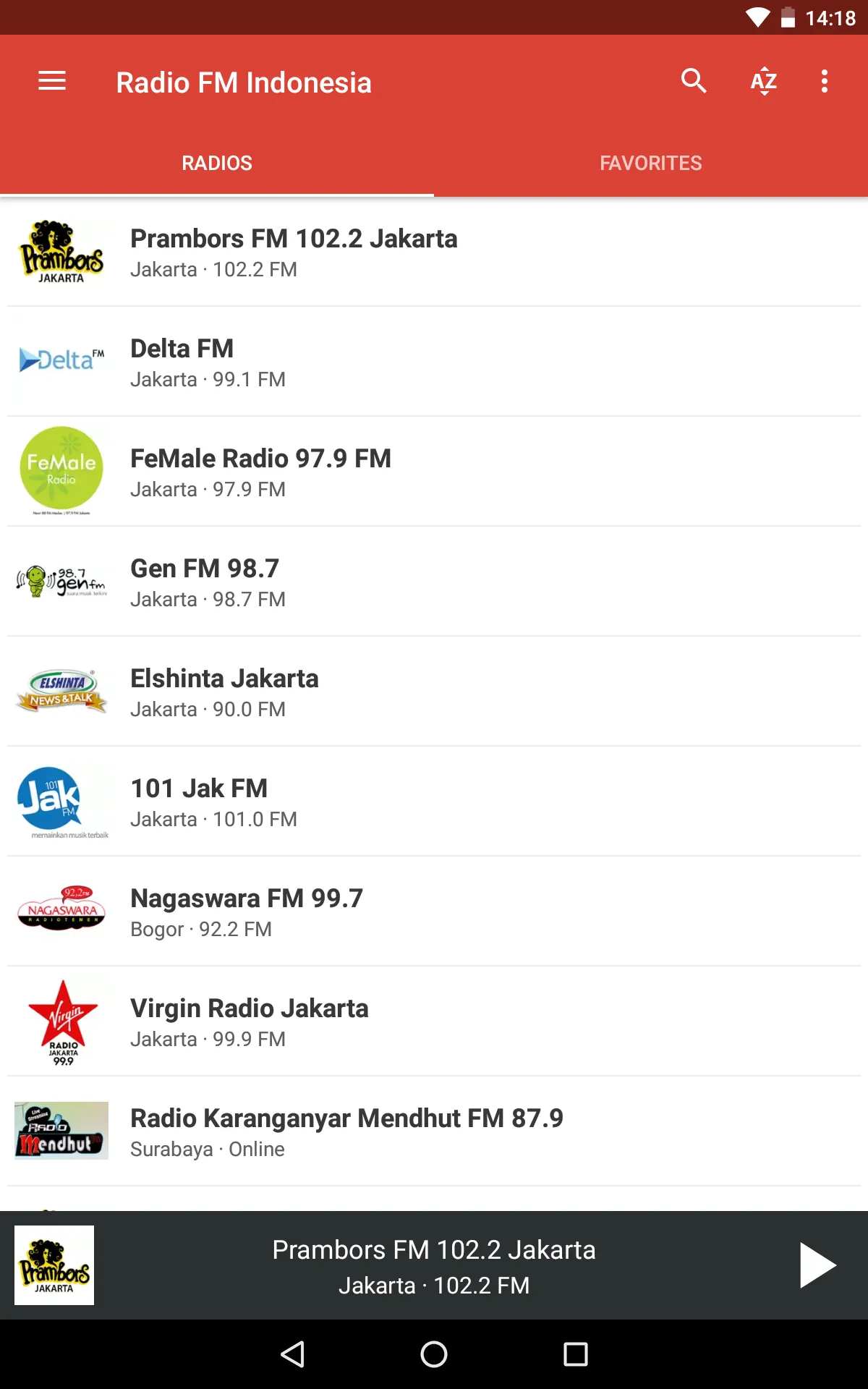 Radio FM Indonesia | Indus Appstore | Screenshot