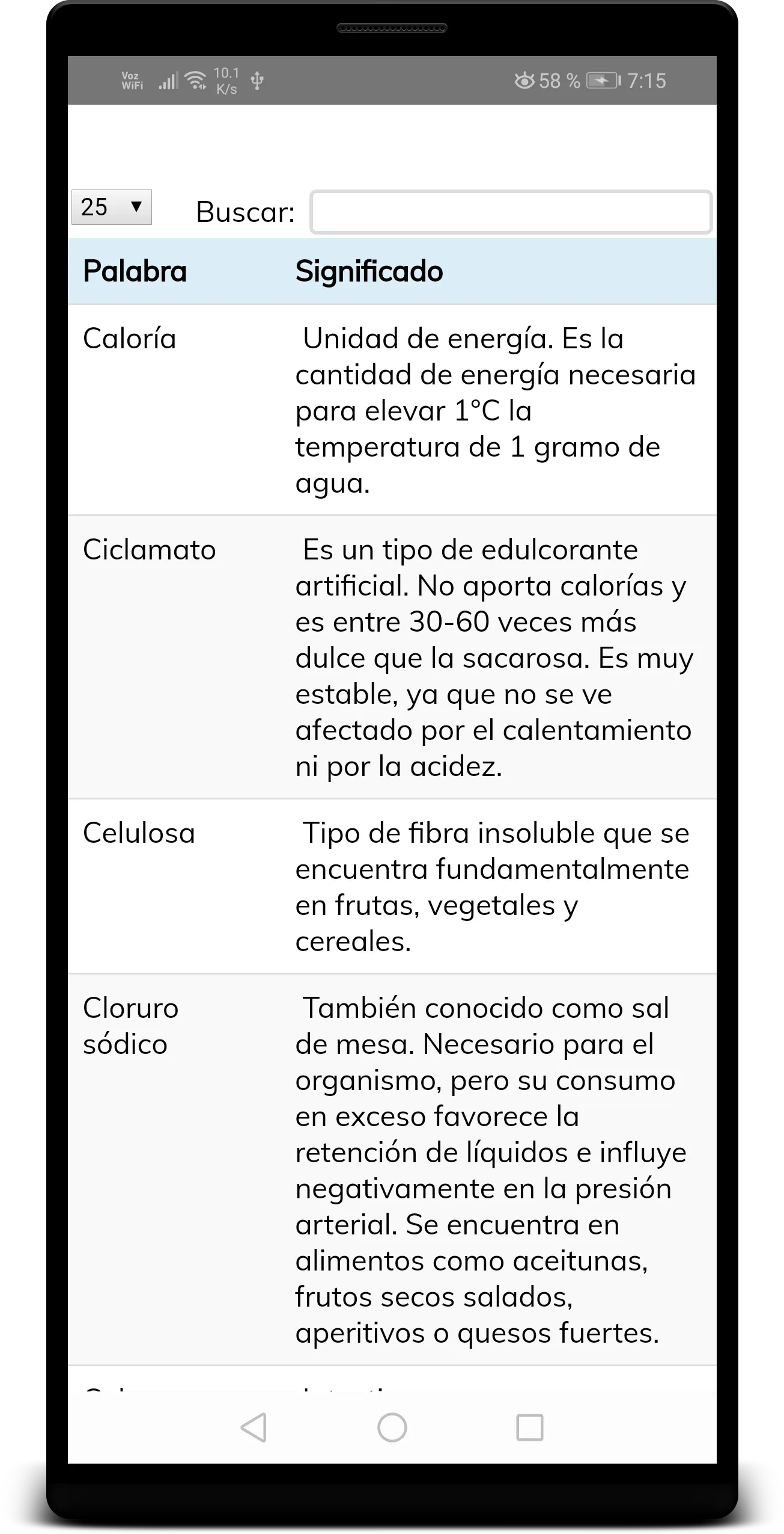 Nutrition Dictionary | Indus Appstore | Screenshot