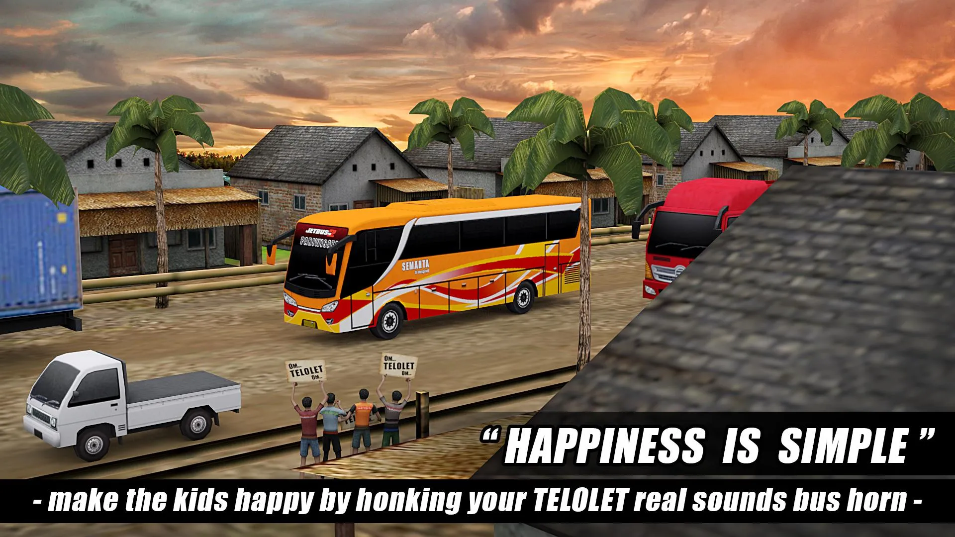 Telolet Bus Driving 3D | Indus Appstore | Screenshot