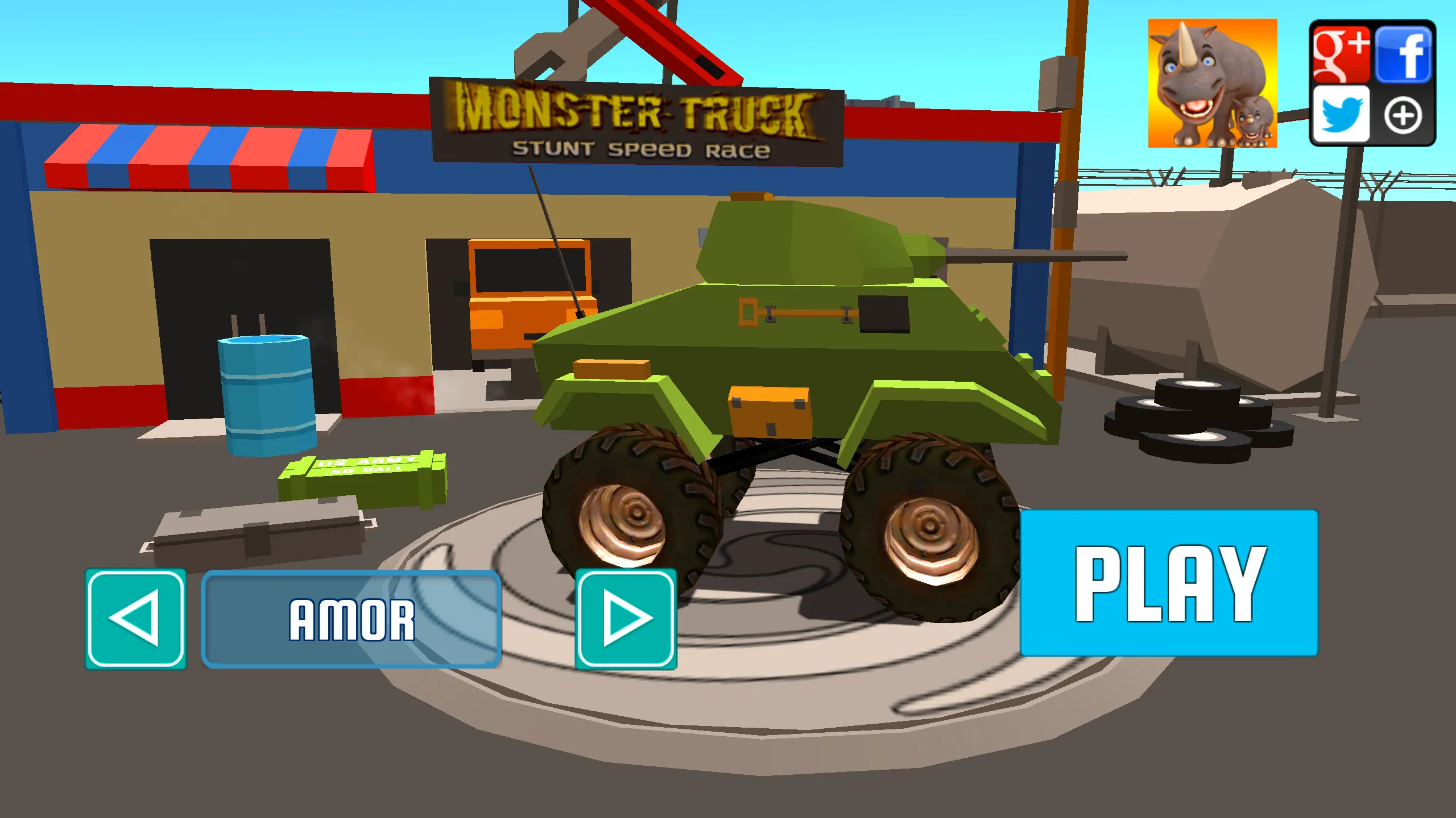 Monster Truck Stunt Speed Race | Indus Appstore | Screenshot