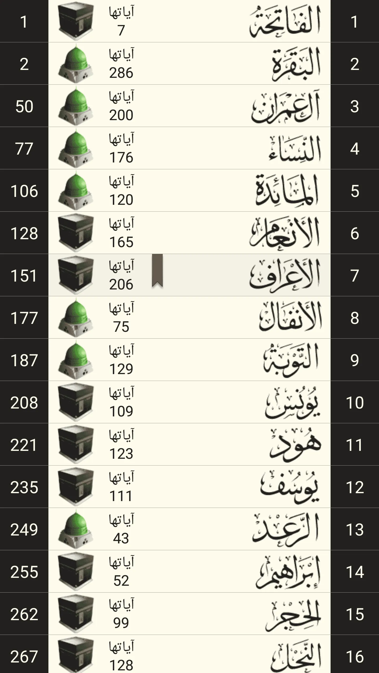 القرآن الكريم بخط كبير برواية  | Indus Appstore | Screenshot