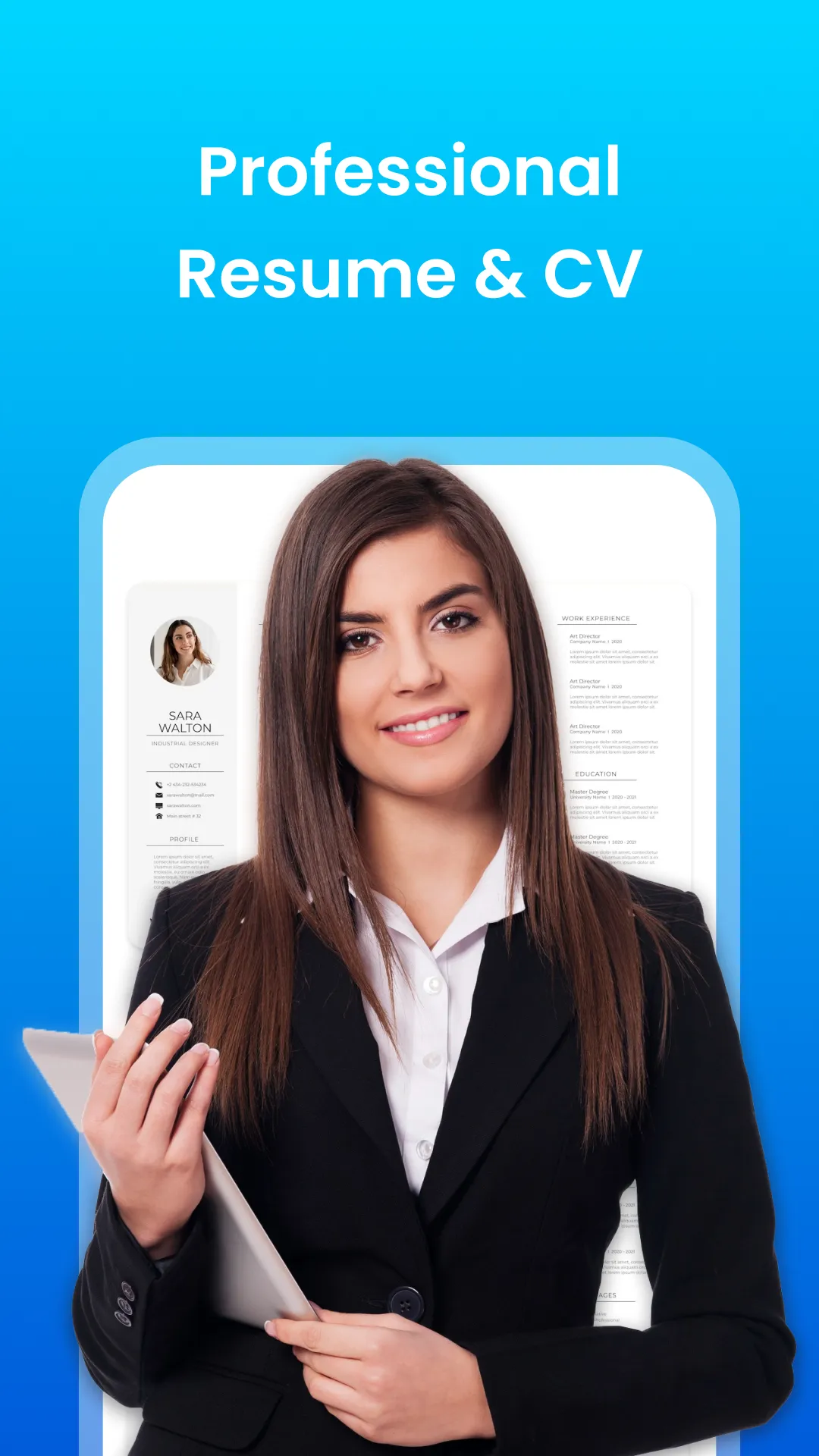 Resume Builder - CV Maker PDF | Indus Appstore | Screenshot