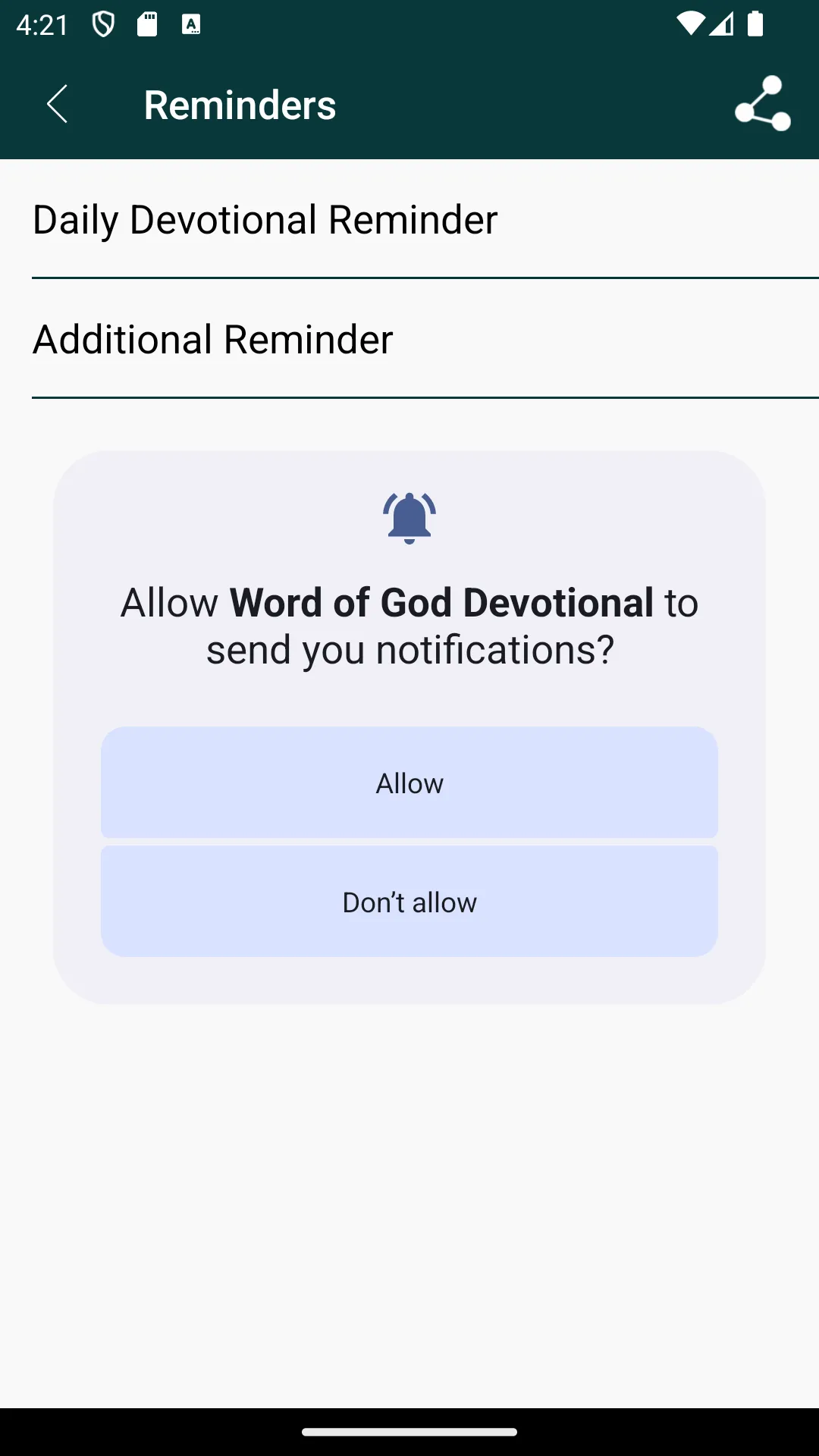 Daily Word of God Devotional | Indus Appstore | Screenshot