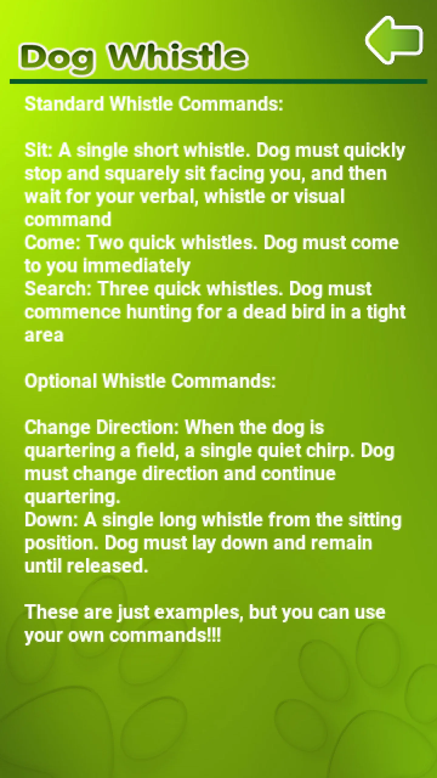 Dog Whistle, Trainer | Indus Appstore | Screenshot