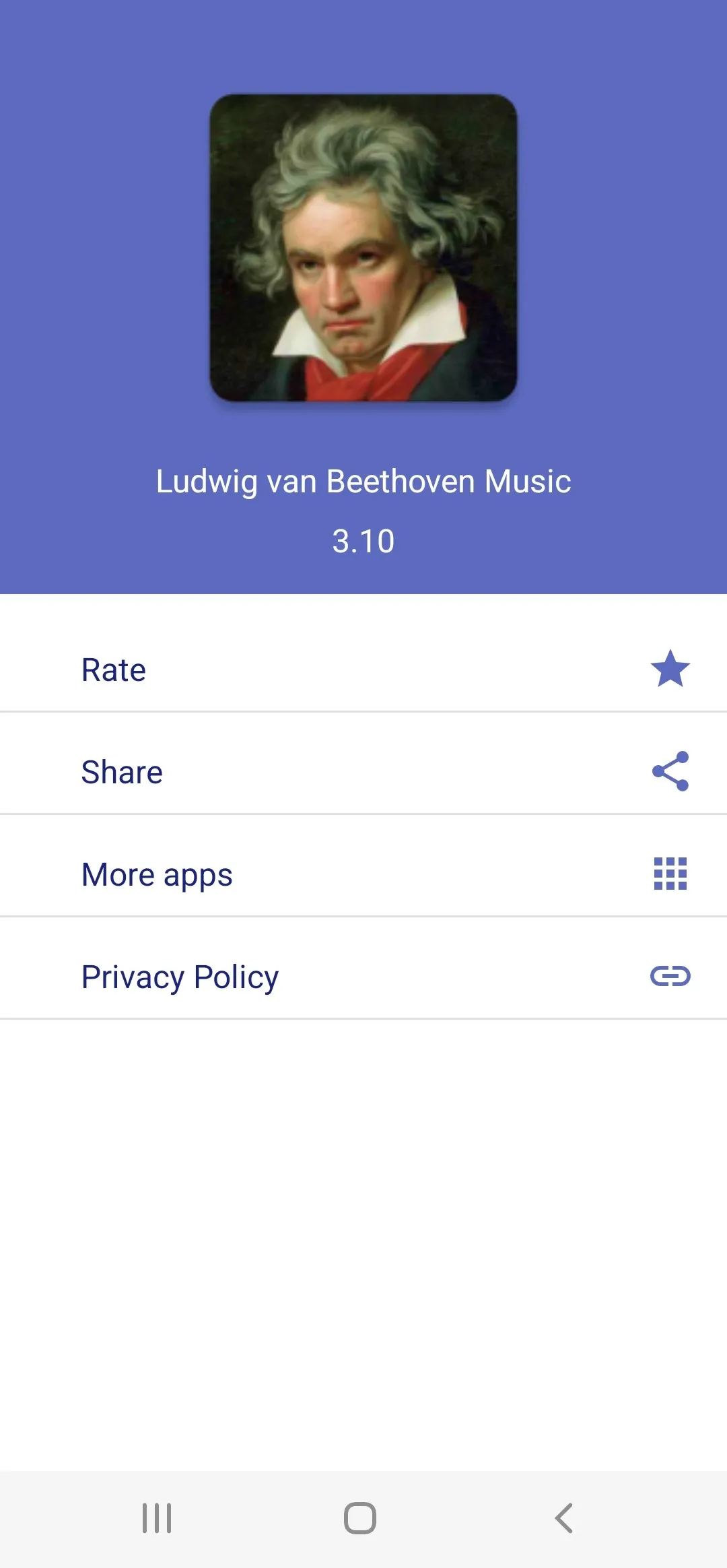 Ludwig van Beethoven Music | Indus Appstore | Screenshot