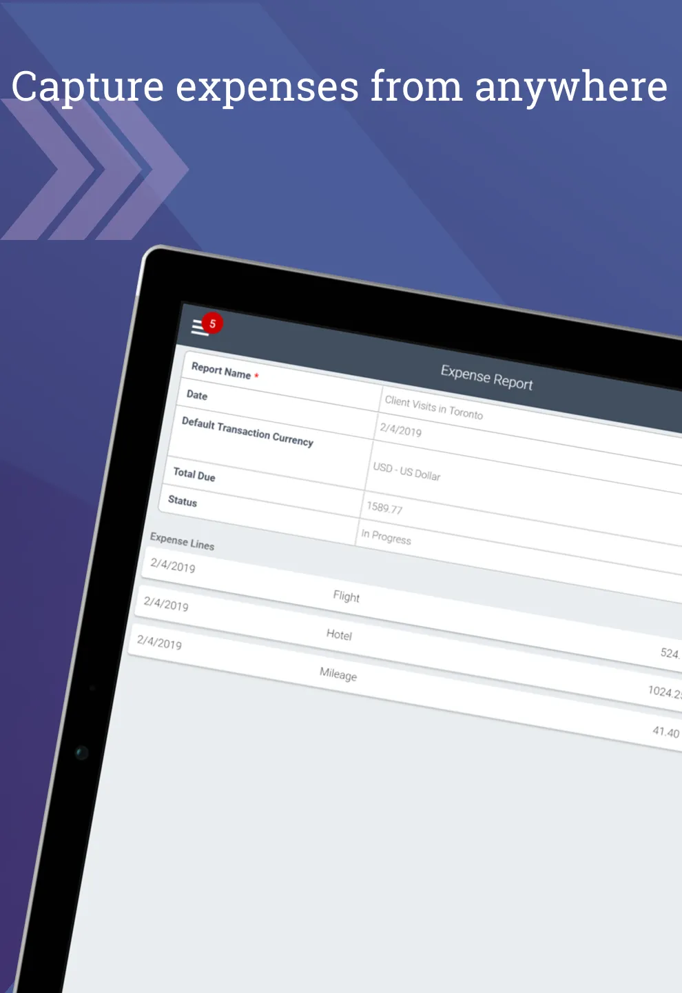 Deltek T&E for Vantagepoint | Indus Appstore | Screenshot