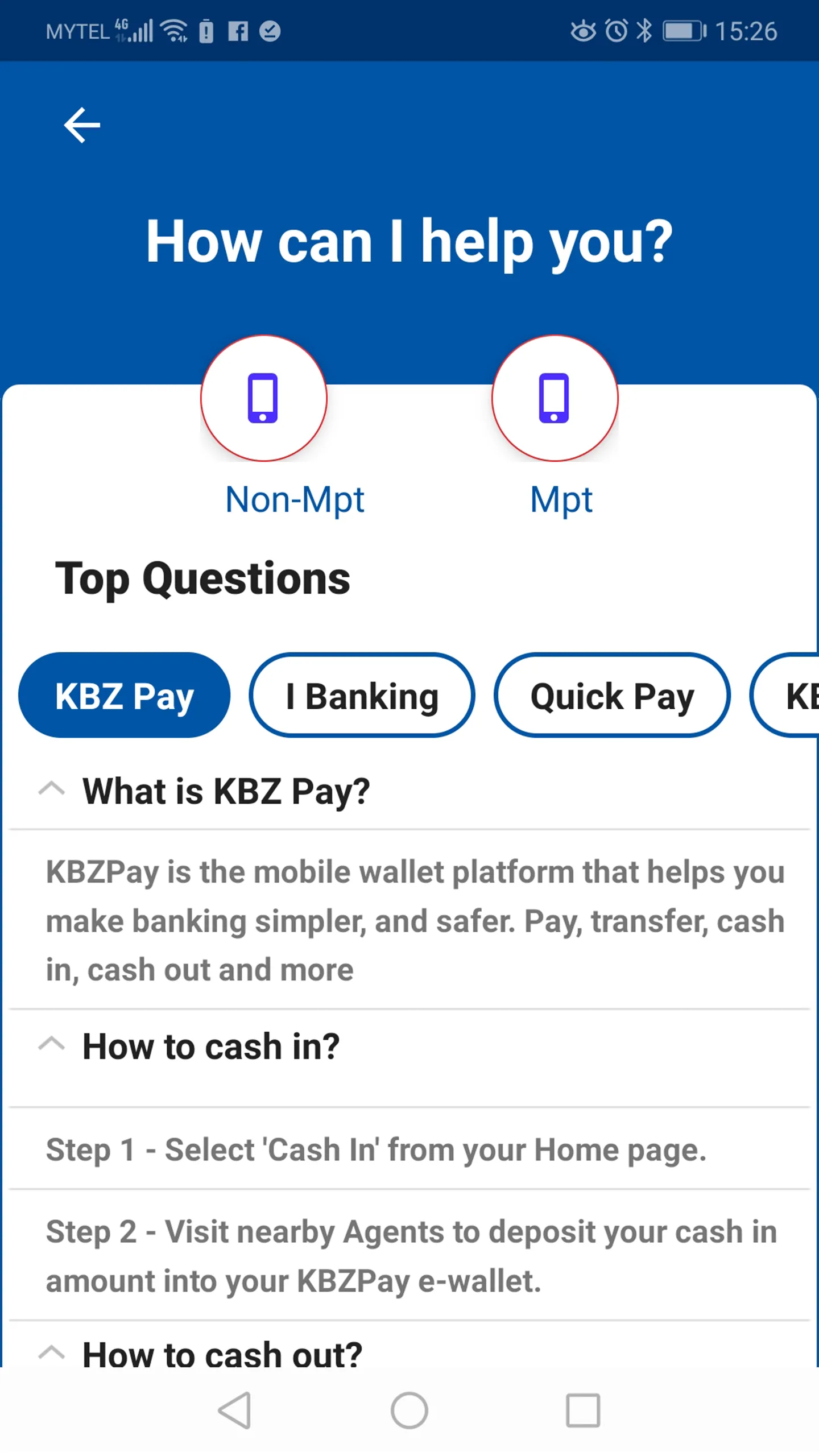 KBZConnect | Indus Appstore | Screenshot