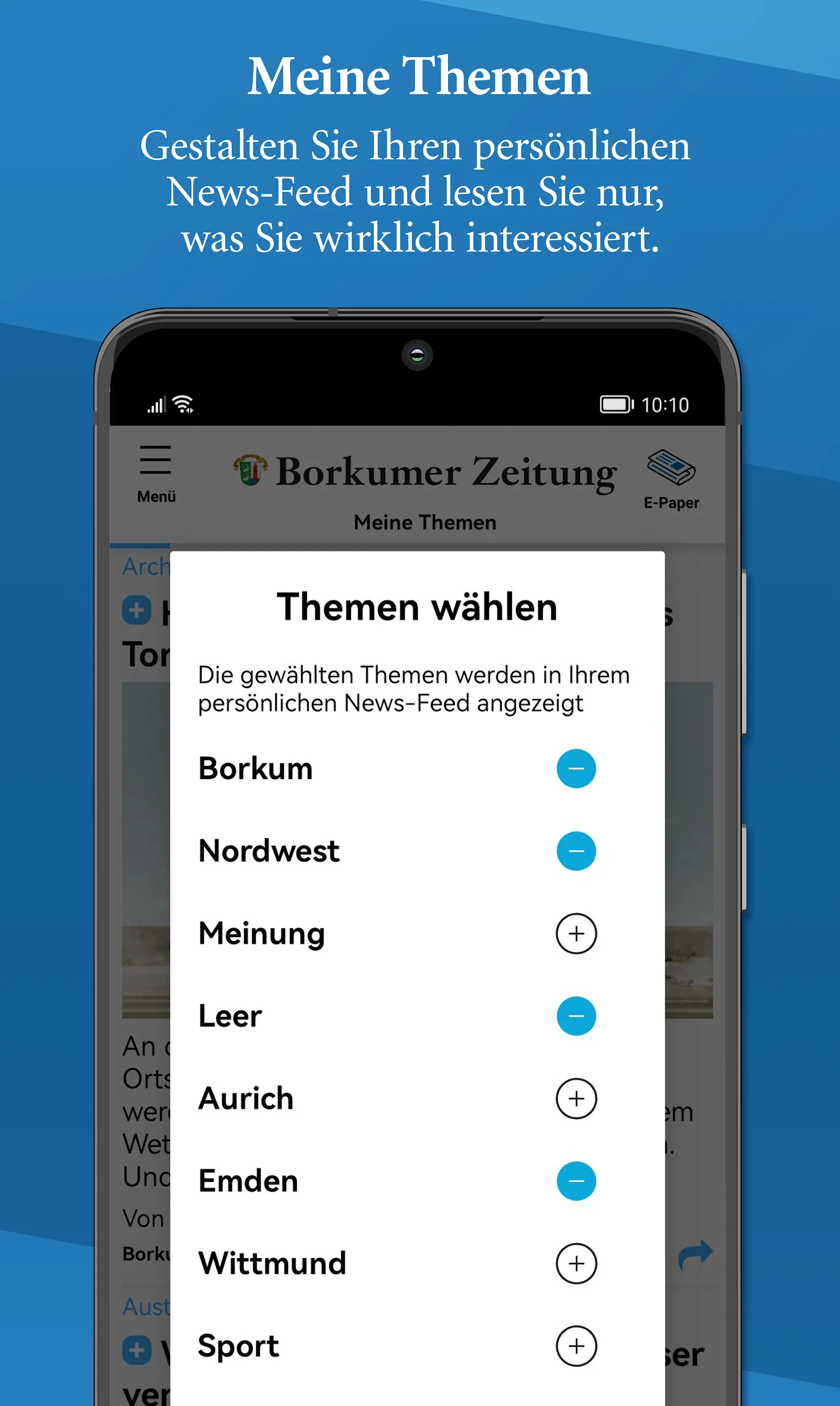 Borkumer Zeitung | Indus Appstore | Screenshot