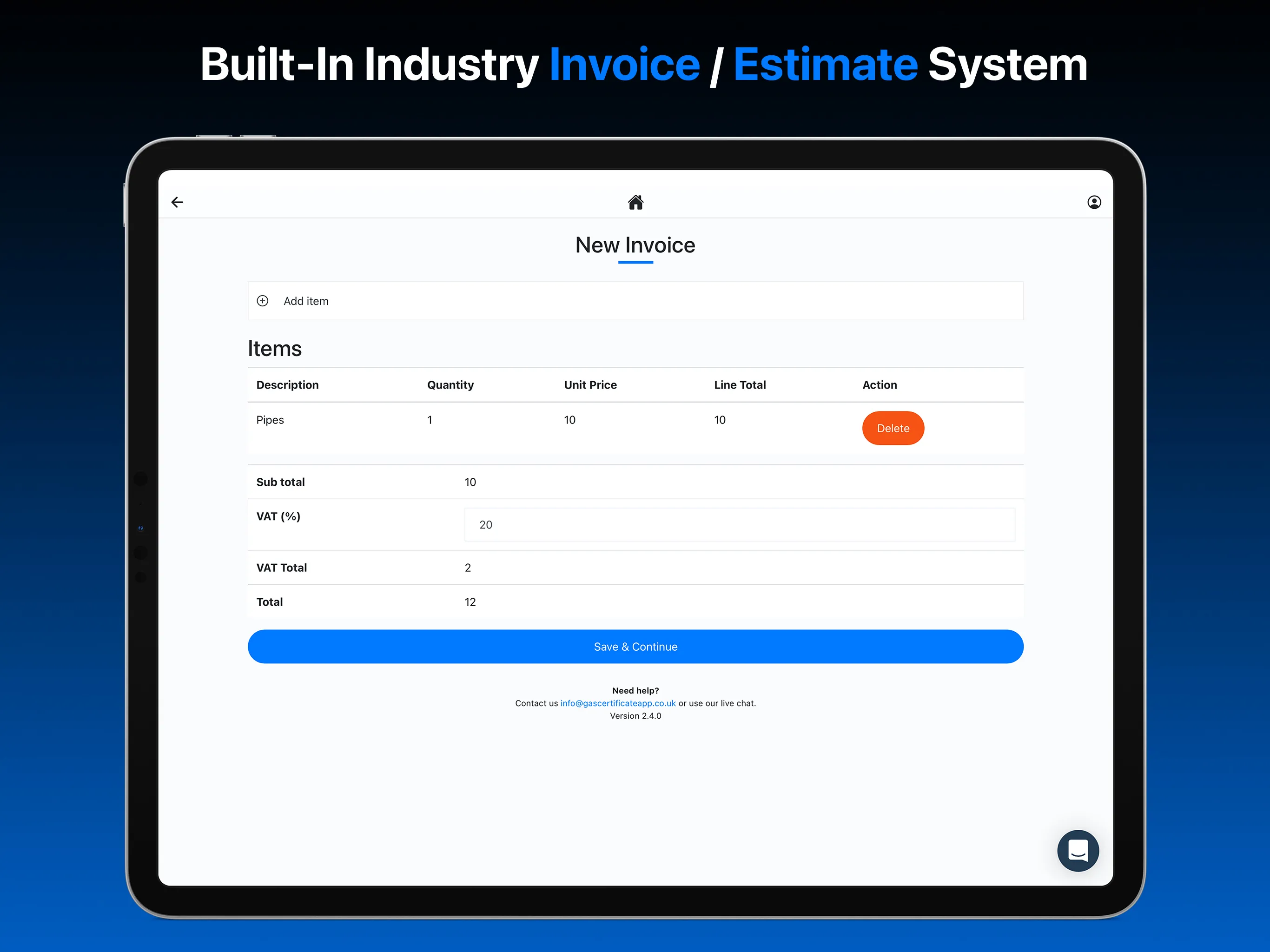 Gas Certificate App | Indus Appstore | Screenshot